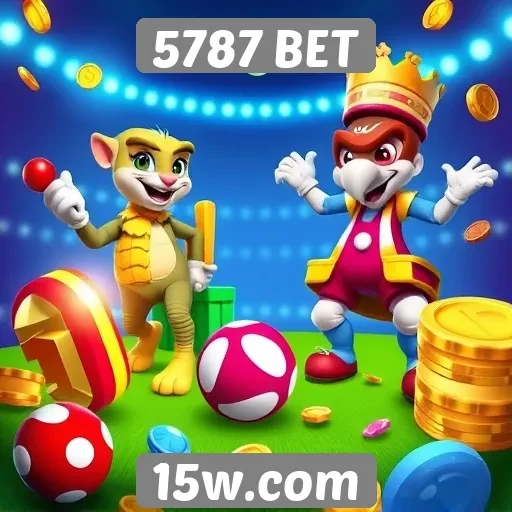 Variedade de jogos disponíveis no 5787 BET